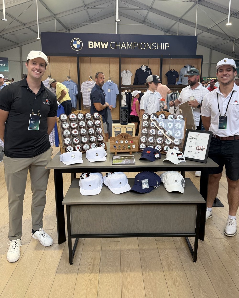The dot bar at the BMW Championship